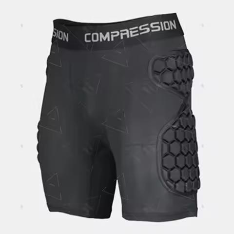 Football Soccer Goalkeeper Shorts EVA Sponge Protective Rugby Skateboard Training Shorts Hip Pad Spo