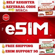 ESIM HALOTELCO 5G 4G(SELF REGISTER)(ONLY FOR MALAYSIANS)(SCAN QR CODE NUMBER ACTIVE)/REFERRAL KOD Ml