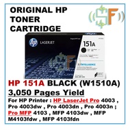 Original 151A 151 151A W1510A Black Toner Cartridge for Pro 4003 4003dw 4003dn 4003n Pro MFP 4103 MF