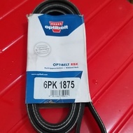 FANBELT AVEO KALOS LOVA 6PK1875 VANBELT OPTIBELT GERMANY
