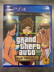 《今日快閃價》全新 PS4遊戲 GTA三部曲 俠盜獵車手 三部曲 最終版 Grand Theft Auto The Trilogy [The Definitive Edition] 港版中英文版 （包