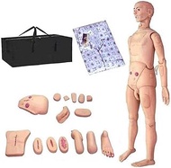 Educational Model Full Body Mannequin Patient Care Manikin Training CPR Simulator for Nursing Traini