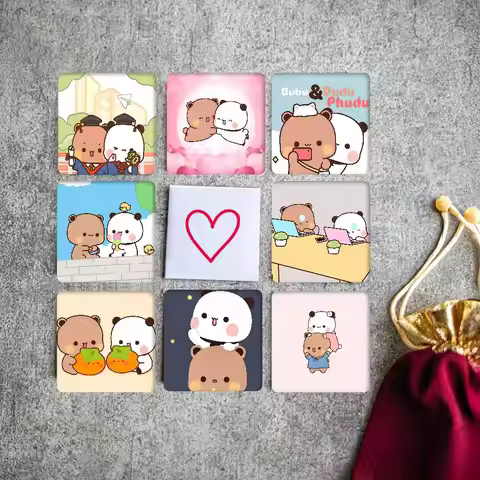 Cute B-Bubu Dudu Personalized Creative Classic Painting Magnets Fridge Photo Message Decorative