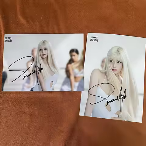 TWICE MISAMO IDENTITY MINA Autographed Signed Original Photo K-POP COLLECTION 5*7 2024A