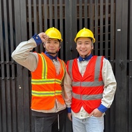 Reflective Mesh Security Jacket for Construction Site Labor Protection Workers