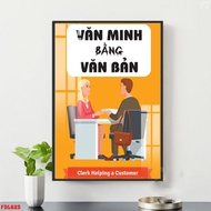 Tranh Gỗ Tráng Gương - Tranh Động lực Văn Phòng - Slogan Trang trí Tường Kỷ luật & Nguyên tắc