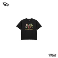 THE HUNDRED PERCENT "SLIME" SHIRT "BOXY CROP"BLACK