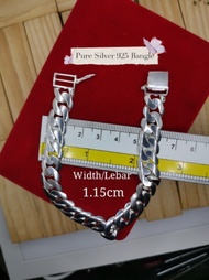 Men’s Bracelet Silver 925(Ready stock) [Bangle Besar]