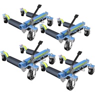 Car Wheel Dolly Jack Set of 4,Hydraulic 6000LBS Car Dolly Jack with Foot Pedal,Wheel Vehicle Skates 