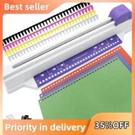Hand Push Binder, 30 Hole Binder Machine, Coil Binder, Home Desktop Binder Puncher for A4 A5 A6 A7 B