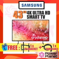 [FREE TV BRACKET & HDMI ] Samsung 43" DU7000 4K UHD Crystal Ultra Smart TV UA43DU7000KXXM / Hisense 