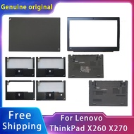 New For Lenovo ThinkPad X260 X270;Replacemen Laptop Accessories Lcd Back Cover/Front Bezel/Palmrest /Bottom With LOGO Black
