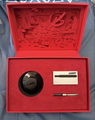 LAMY Dialog3 焦點系列 珠光紅漢字尖14K 墨水筆連墨水禮盒