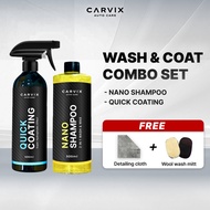 CARVIX | Nano Coating Spray Quick Coating Ceramic Coating Car Wash & Wax Nano Car Shampoo