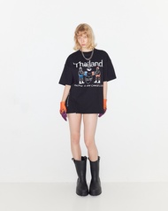 S.V.S.S. T-SHIRT 119 เสื้อยืดแขนสั้นคอกลม สีดำ