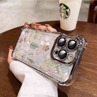 3 In1 Flowers And Plants Case For Vivo X200 X200S X200U X200pro X200pro mini,IQ00 NEO5 NEO7 SE 8 PRO