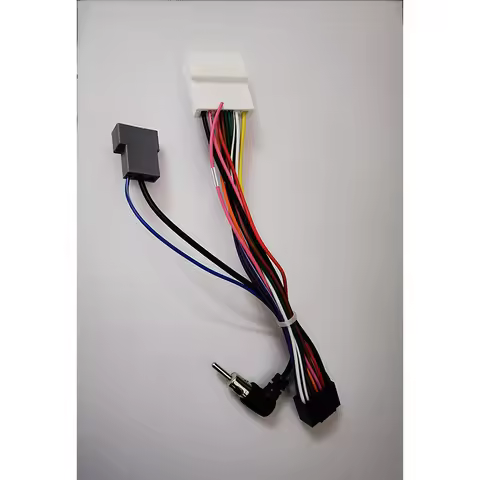 for Qashqai J10 Versa Cube Sentra X-trail for Nissan 16PIN Android Connector Radio Antenna Wiring Ca