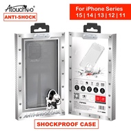 [Atouchbo Original] iPhone 15 14 13 12 11 KING KONG Clear Case SHOCKPROOF ATOUCHBO for iPhone 15 Pro M  ax｜14 Pro｜13 Pro｜12 Pro｜13 Pro Max｜12 Pro Max｜11 Pro Max Transparent Crystal Diamond Drop protection Casing cover Anti Shock Casing