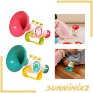 [Sunnimix2] Trumpet Toy Music Enlightenment Toy for 2 3 Year Old Portable Sounding Teaching Tool Mus