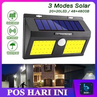 Water Resistant Solar Charging Automatically Detect Sensor Light Outdoor Lighting Garden Security 
 Lampu Taman 太阳能户外灯