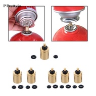 P Prettyia Gas Refill Adapter Gas Tank Portable Inflate Gas Canister Tool Filling Gas