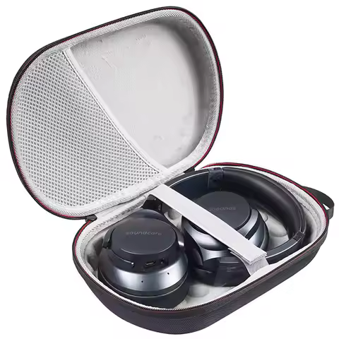 Newest Hard EVA Outdoor Travel Storage Bag Carrying Cover Case for Soundcore by Anker Life Q45 Q30 Q