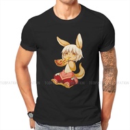 Nanachi Made in Abyss Tshirt Top Cotton Big Size O-Neck Men's Tops Graphic Men T shirt XS-4XL-5XL-6XL