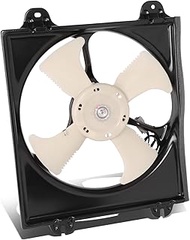 DNA MOTORING OEM-RF-0827 Factory Style A/C Condenser Fan Assembly Compatible with 04-09 Mitsubishi Galant V6
