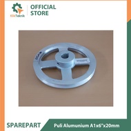 Aluminum pulley A1x6"x20mm