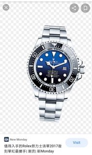 收 126660 or 116660 Rolex Deep Sea Blue 全新
