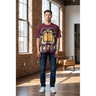 Ready stock unisex oversize Vintage Garfield design cotton shirt T6747