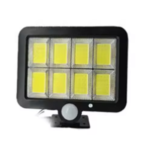 A63K-160 COB Solar Powered Light Outdoor Motion Sensor Sunlight Waterproof Wall Lamp For Garden Gara