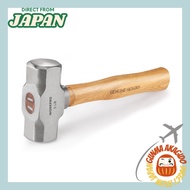 WORKPRO Double-Faced Hammer Material Hickory Wood 3 Pounds (Approximately 1.36kg) for Metalworking, 