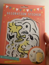 東京購入 Snoopy woodstock 行李箱貼紙 9枚入