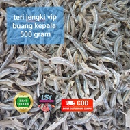 ikan asin teri jengki bulat vip tanpa kepala 500gr