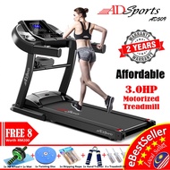 3.0HP ADSports AD509 Home Exercise Gym Fitness Electric Motorized Treadmill Mesin Senaman Aerobik Lari 跑步机