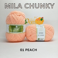 MILA CHUNKY ACRYLIC BRAIDED YARN KNITTING YARN