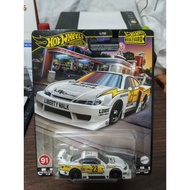 Hotwheels Premium Boulevard LBWK Nissan Silvia S15 White