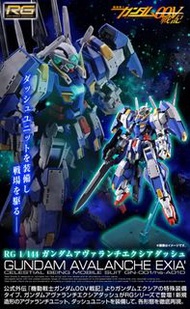 RG 1/144 鋼彈雪崩能天使 RG GUNDAM EXIA AVALANCHE GUNDAM 00 PREMIUM BANDAI LIMITED