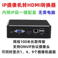 HD IP Camera to HDMI Converter ONVIF Network Surveillance Camera Conversion Box TV Display