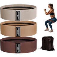 Fabric Resistance Bands for Working Out Stretch Bands for Booty Used for Fitness and Home Exercises 