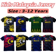 NCH Kids Malaysia Jersey 3-12 Years Baju Jersey Malaysia Budak Lelaki  Jersi Bola Kanak-Kanak Kid Sportwear