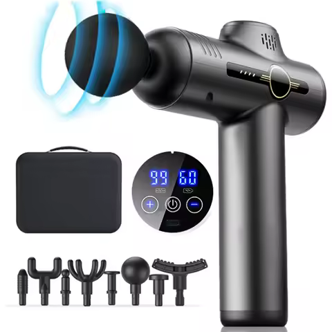 Massage Gun Electric Massager Gun Muscle Massage Gun Masazer Body Massagers Machine Men's Grooming M