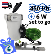 กรองแอควาเรี่ยมภายนอก SunSun HW-603B 400 ลิตรต่อชั่วโมง
