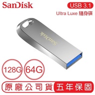 SanDisk 64G 128G Ultra Luxe CZ74 USB3.1 Alloy Flash Drive 64GB 128GB