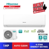 [BUILT IN WIFI] Hisense 4Star Inverter R32 Air Conditioner With Built In Wifi (KAGS) AI10KAGS/AI13KA