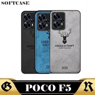 Case poco F5 5G Softcase Casing DEER Motif Canvas