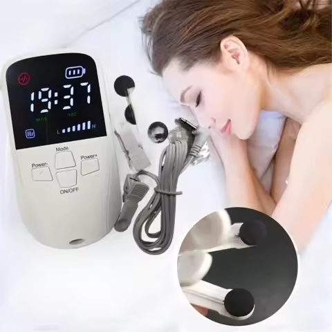 Vagus nerve stimulation device Insomnia Anxiety Depression CES Sleeping Therapy Microcurrent Stimula