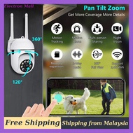 Wireless WiFi Security Camera 360° PTZ Night Vision Home Surveillance Camera with Motion Detection