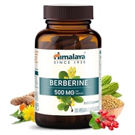 Himalaya Berberine supplement 500mg Per Capsule Indian Barberry Extract for Blood Sugar reduction & 